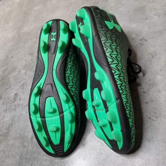 under armour cleats green